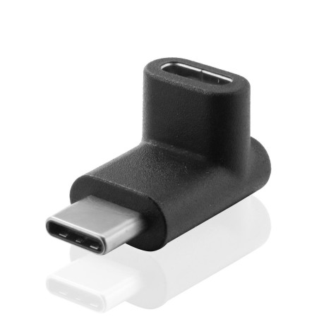 "MicroConnect USB-C to C Adapter Angled 90° for Fast, Reliable Connections - USB3.2CCM"